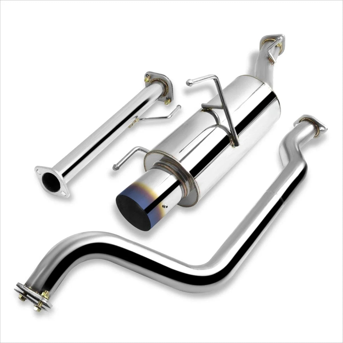 4" Burnt Tip Catback Exhaust System for Nissan Sentra SE-R Spec V (2002–2006)