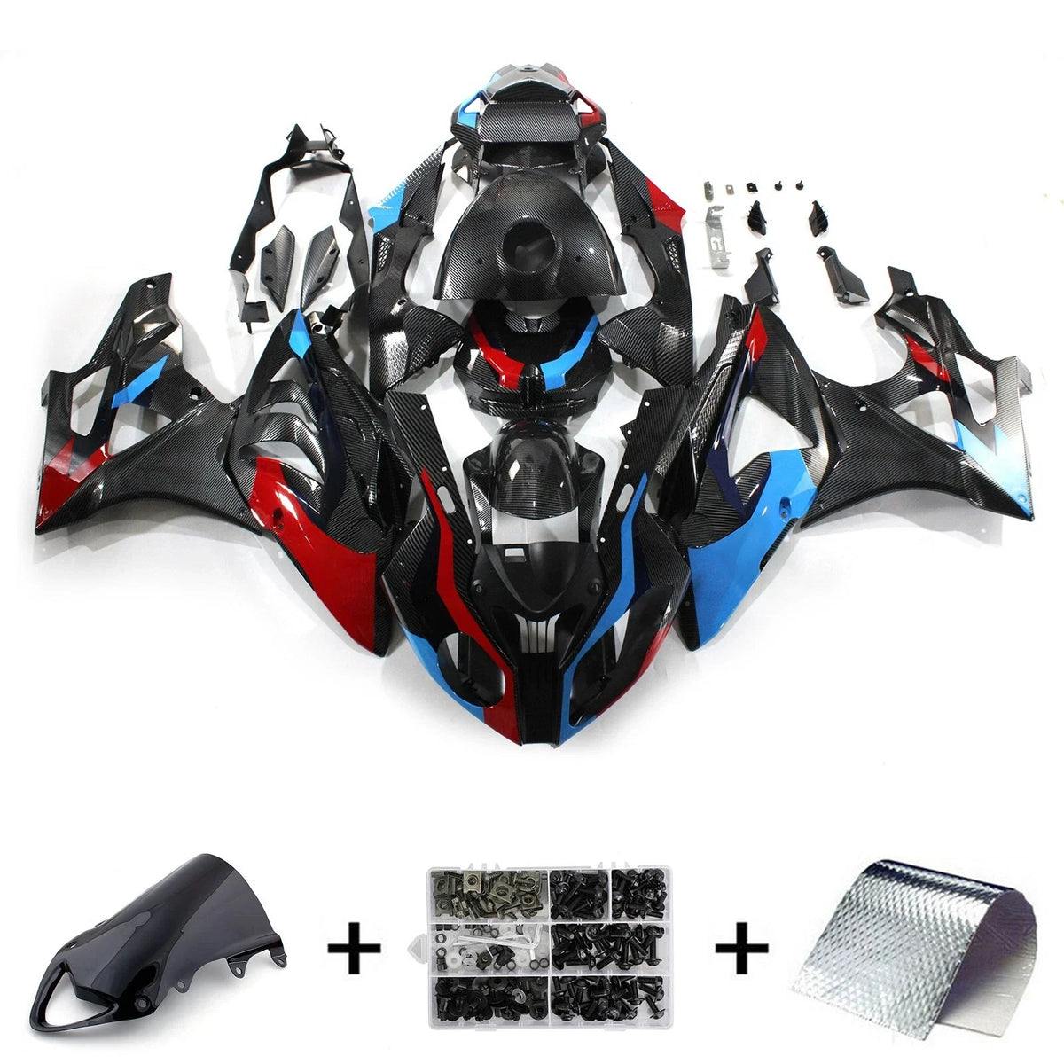 Injection Fairing Kit for BMW S1000RR (2009–2014) ABS Plastic
