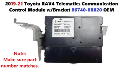 Telematics Control Module 867400R020 for Toyota RAV4 2019-2021
