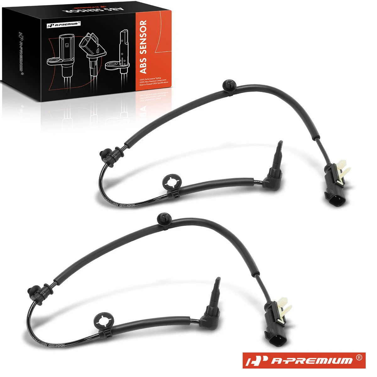 2X Rear ABS Wheel Speed Sensor for Buick Envision (2016–2017)
