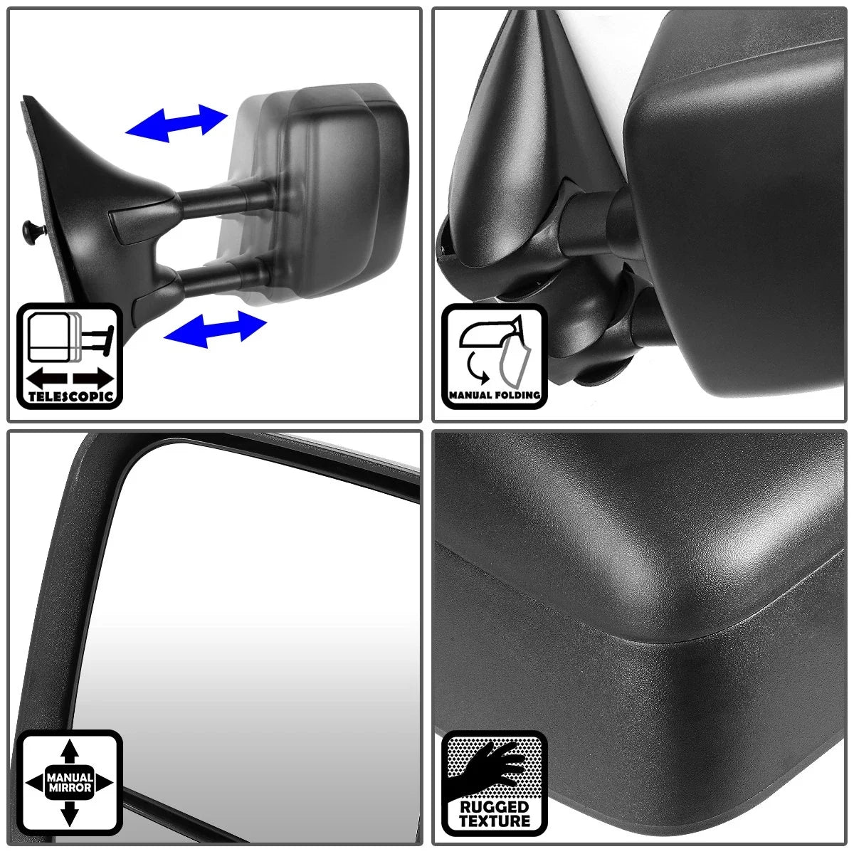 Left Tow Mirror for Nissan Frontier (2005–2015) - Manual Adjustment