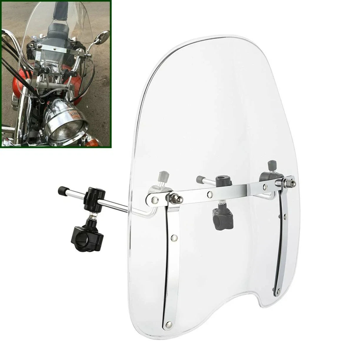 Windshield Front for Harley Davidson Softail Dyna Sportster XL