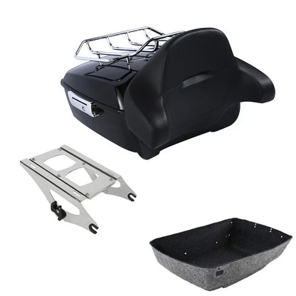 Trunk Rack Backrest for Touring Harley Glide Road King 2014-2026