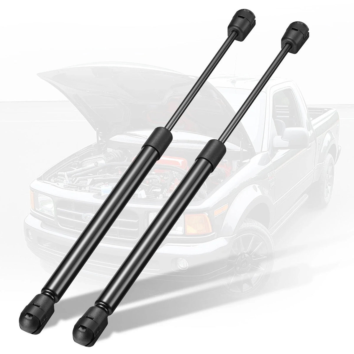2X 14 Inch Gas Struts for Truck Topper Camper Shell Rear Window C16-09461