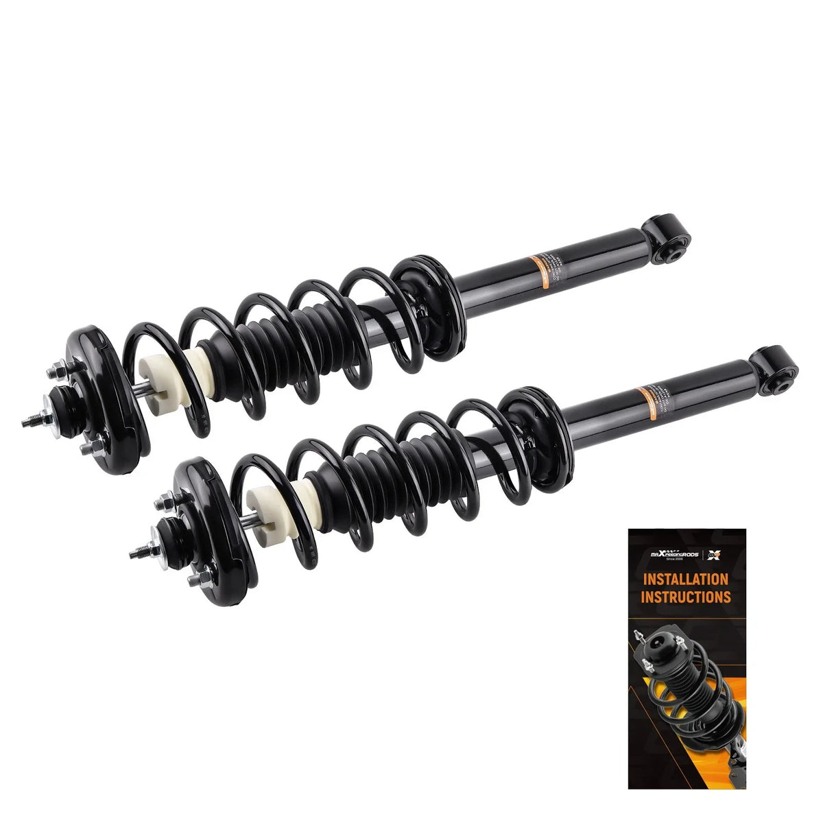 Set of 2 Rear Struts with Coil Spring Assembly for 2004-2008 Acura TSX