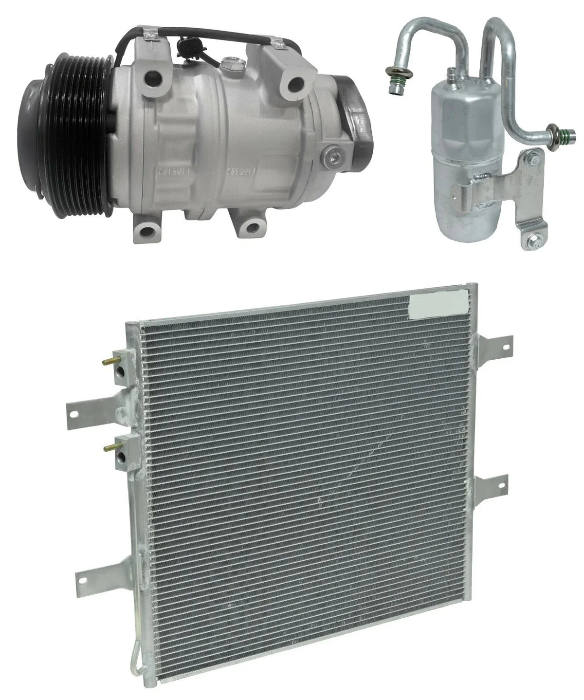 AC Compressor Kit with Condenser for Dodge Ram 2500 5.9L (2008–2008)
