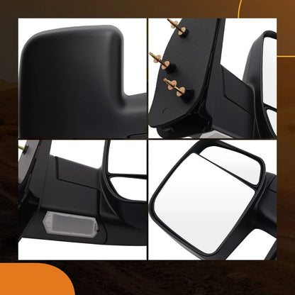 Manual Right Side View Mirror for Ford E-150 E-250 E-350 2003-2013 GM1321397
