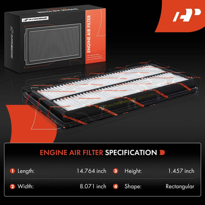 Engine Air Filter for Pilot/Passport (2023–2025), Acura MDX (2022–2025)