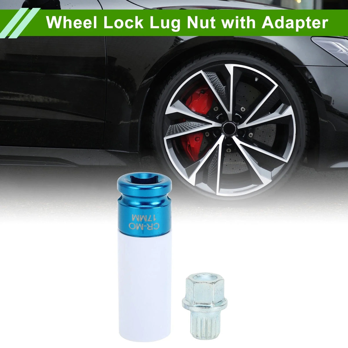 Set of 4 Wheel Lock Lug Nut Removal Key Socket 4/15PT for Audi VW