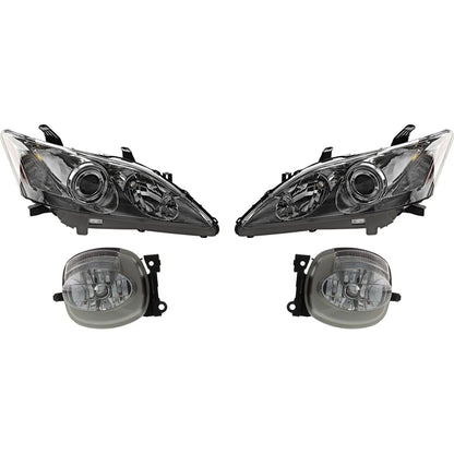 Halogen Headlight for Lexus ES350 (2007–2009) Driver & Passenger Side