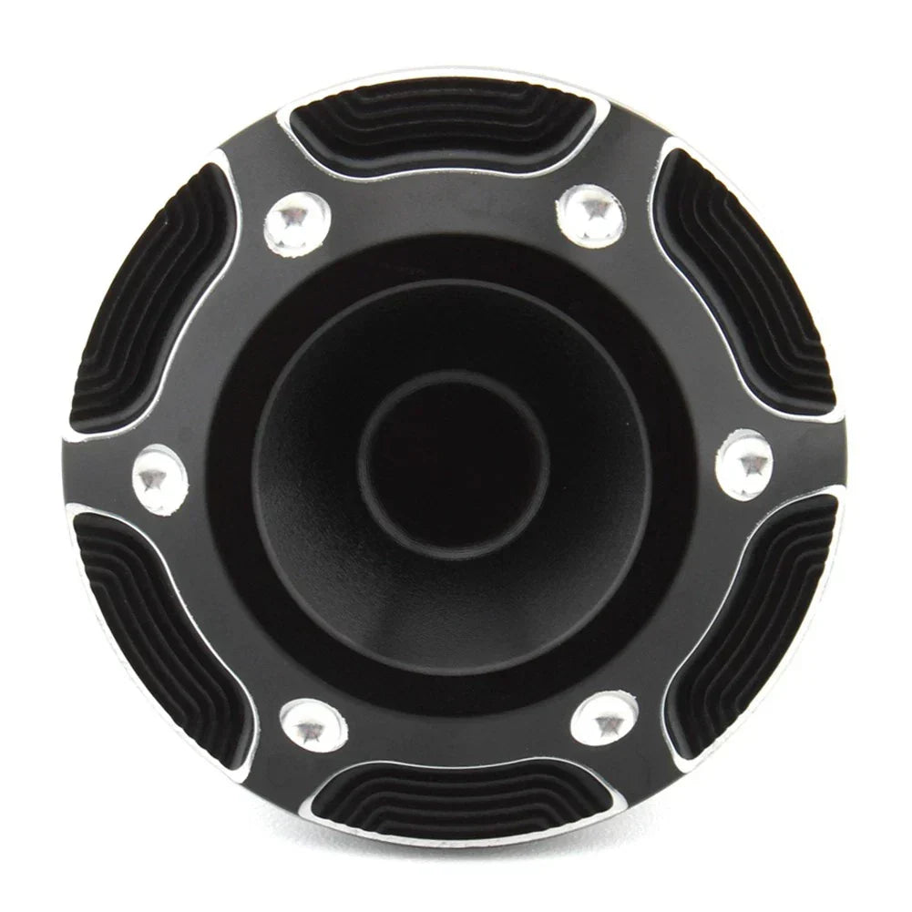 Frame Hole Cover Caps - Silver & Black for Harley X350