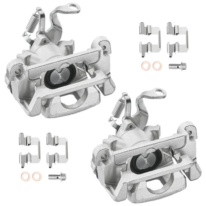 2X Rear Brake Calipers with Brackets for 2013-2018 Mitsubishi Outlander Sport