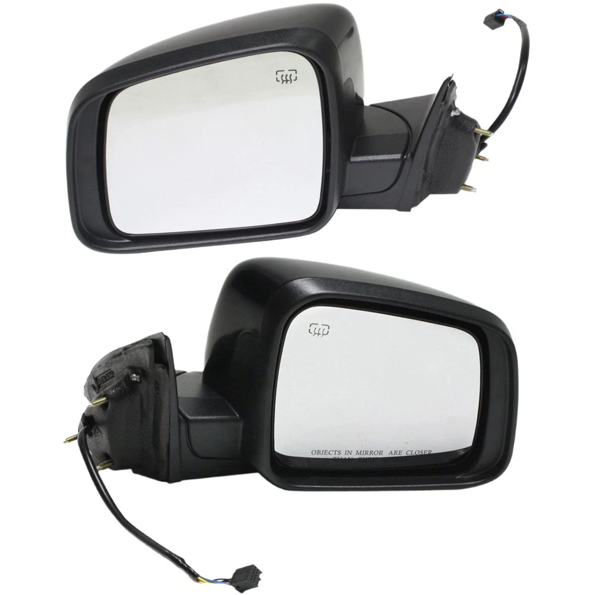 Pair of Heated Power Mirrors for Jeep Grand Cherokee (2011-2018), Paintable