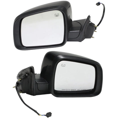 Pair of Heated Power Mirrors for Jeep Grand Cherokee (2011-2018), Paintable
