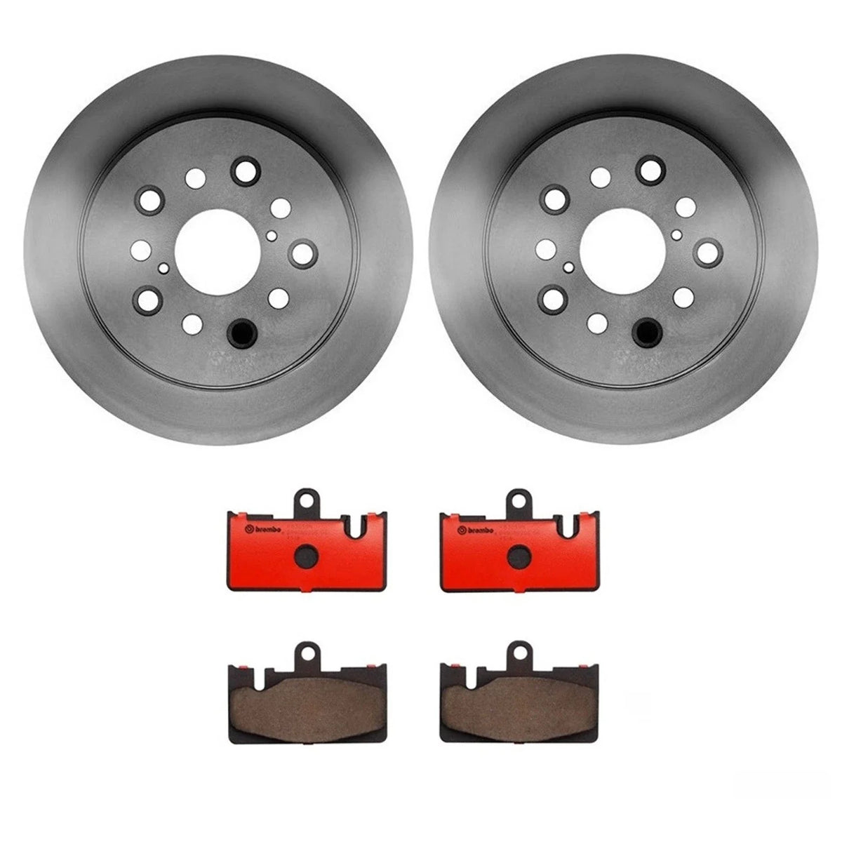 Brembo Rear Brake Kit 310mm Disc Rotors Ceramic Pads for Lexus LS430 (2001–2006)