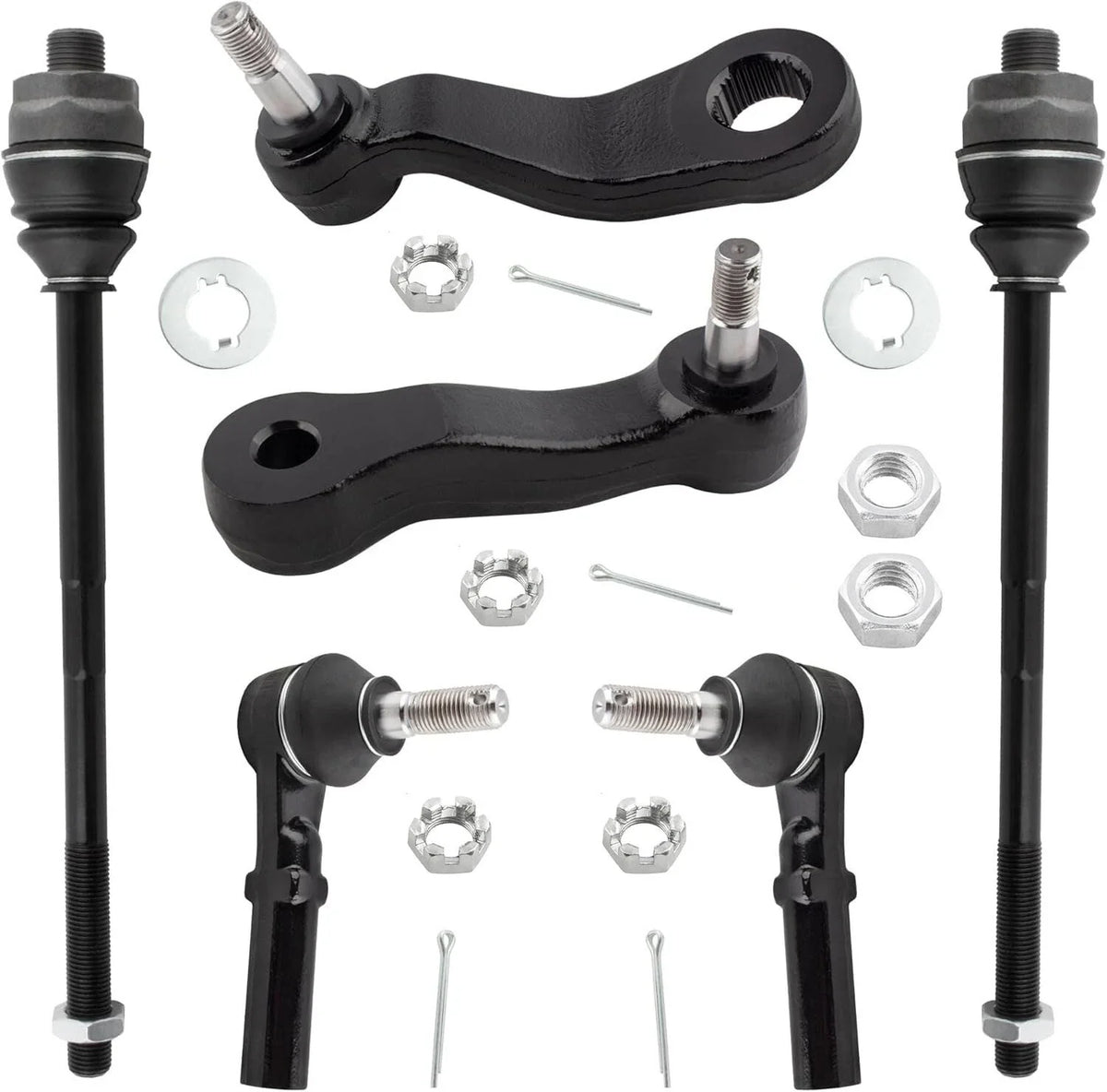 Tierod Pitman Idler Arm Front Inner Outer for Chevy Silverado Sierra Tahoe (1999–2014)