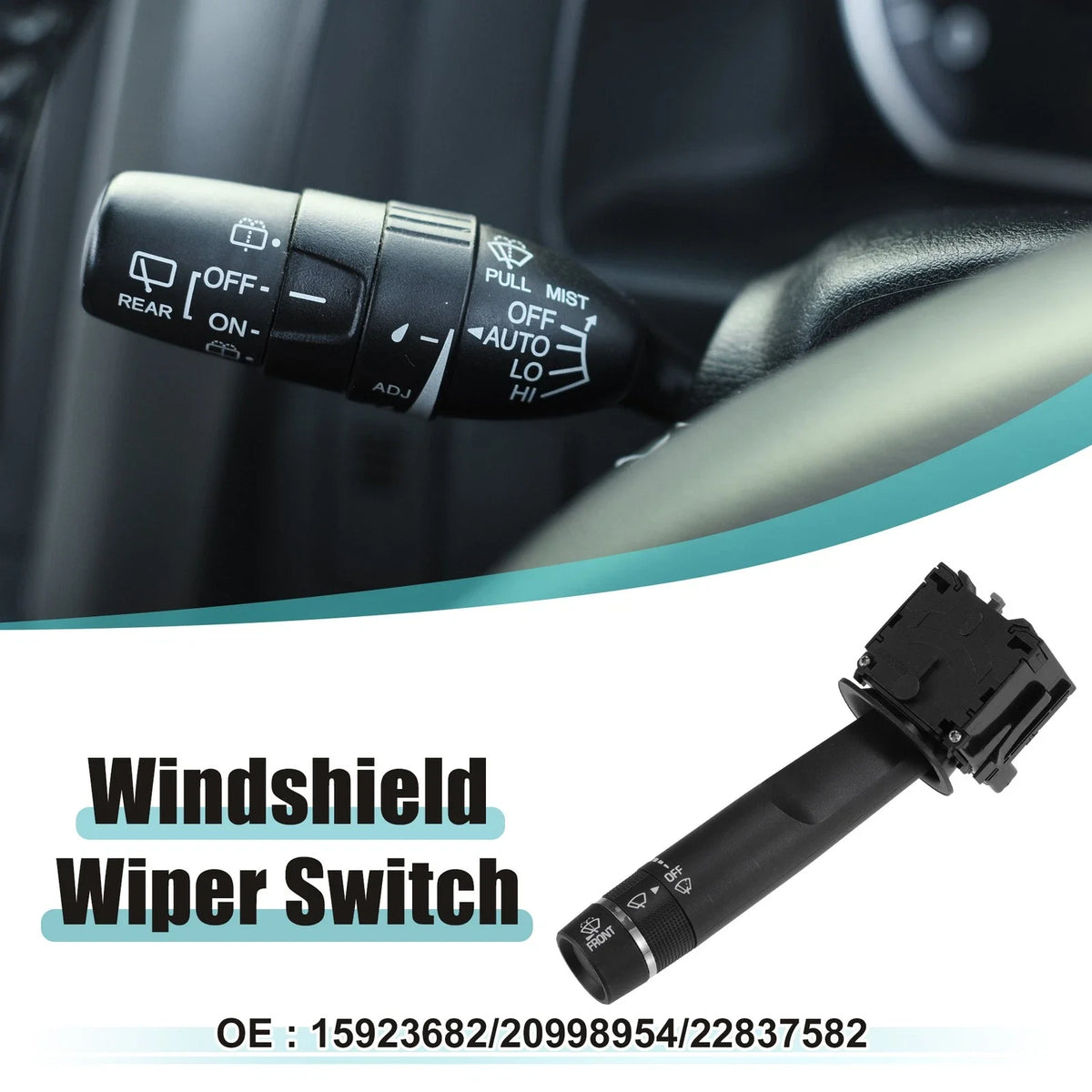 Front Windshield Wiper Switch for Buick Enclave (2014–2017) No. 15923682
