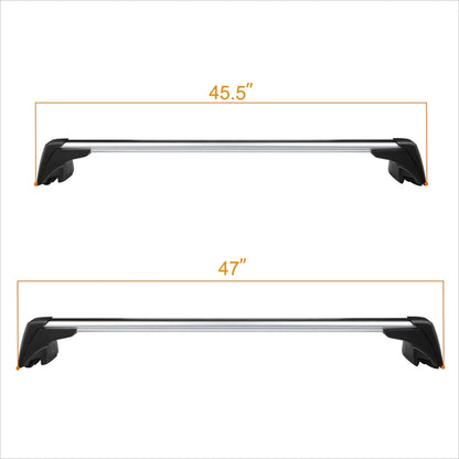Cross Bars Roof Rack Aluminum for BMW X1 2009–2015 OE Style w/Lock