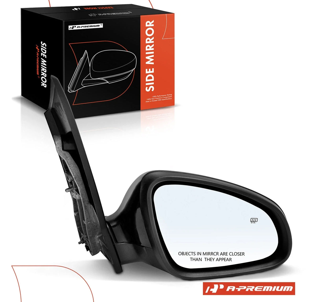 Heated Manual Fold Passenger Power Mirror for Buick Verano (2012–2017)