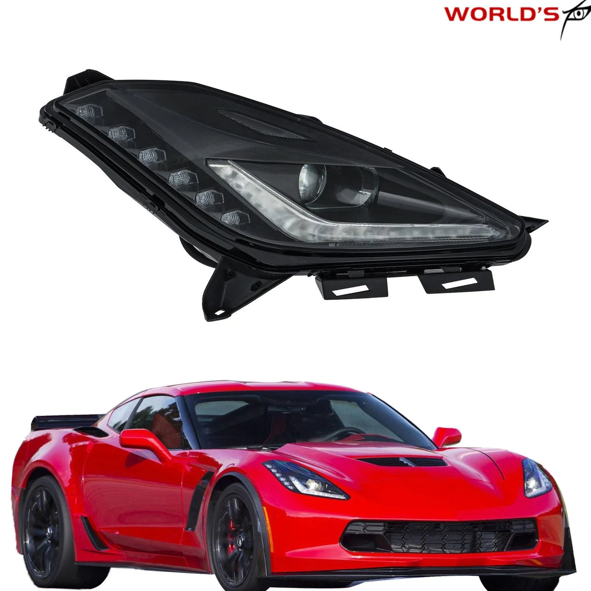 Passenger Headlight for Chevrolet Corvette (2014–2019) HID/Xenon Right Side