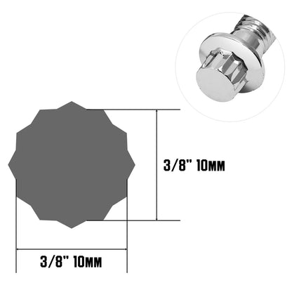 10mm M10x1.5 Brake Caliper Bolts Kit for Harley Electra Glide