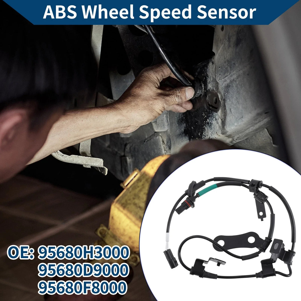 ABS Wheel Speed Sensor for Kia KX5 (2016–2017) No. 95680H3000/95680D9000