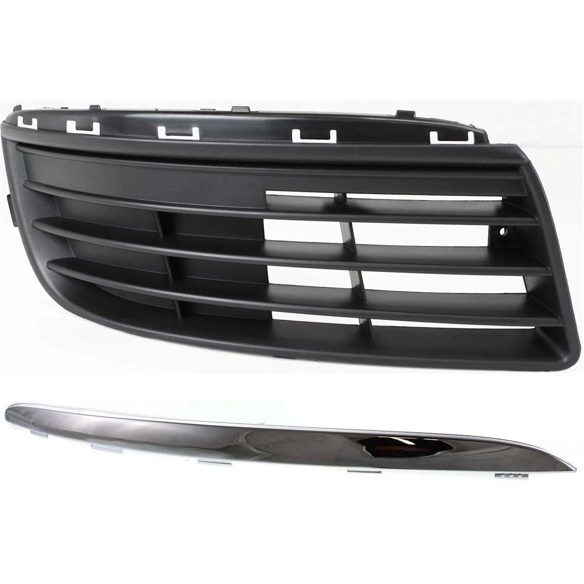 Bumper Trim Kit for Volkswagen Jetta (2005–2010) Front Passenger Side
