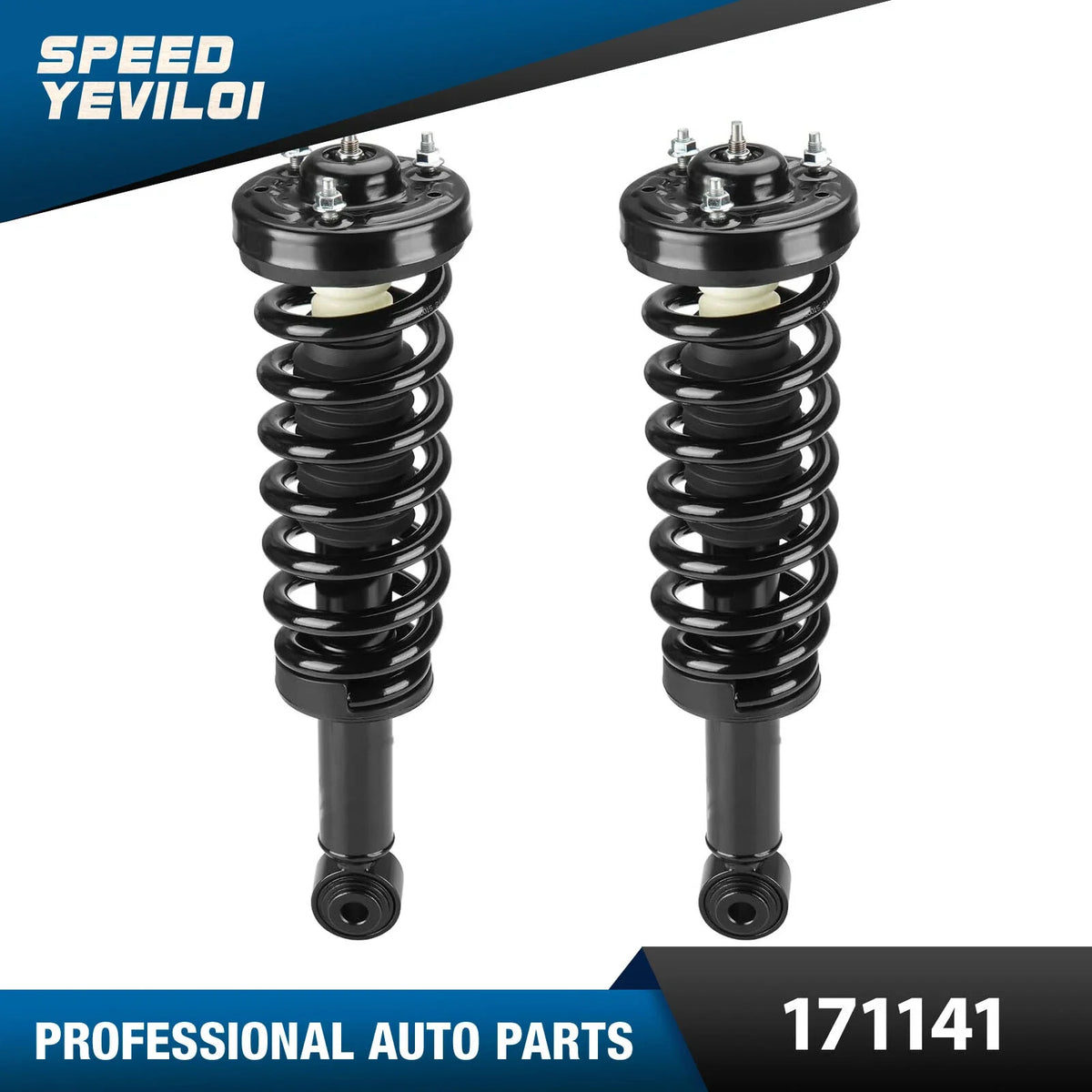 2pc 4WD Front Strut Assembly for 2009–2013 Ford F-150 4x4 (2009–2013)