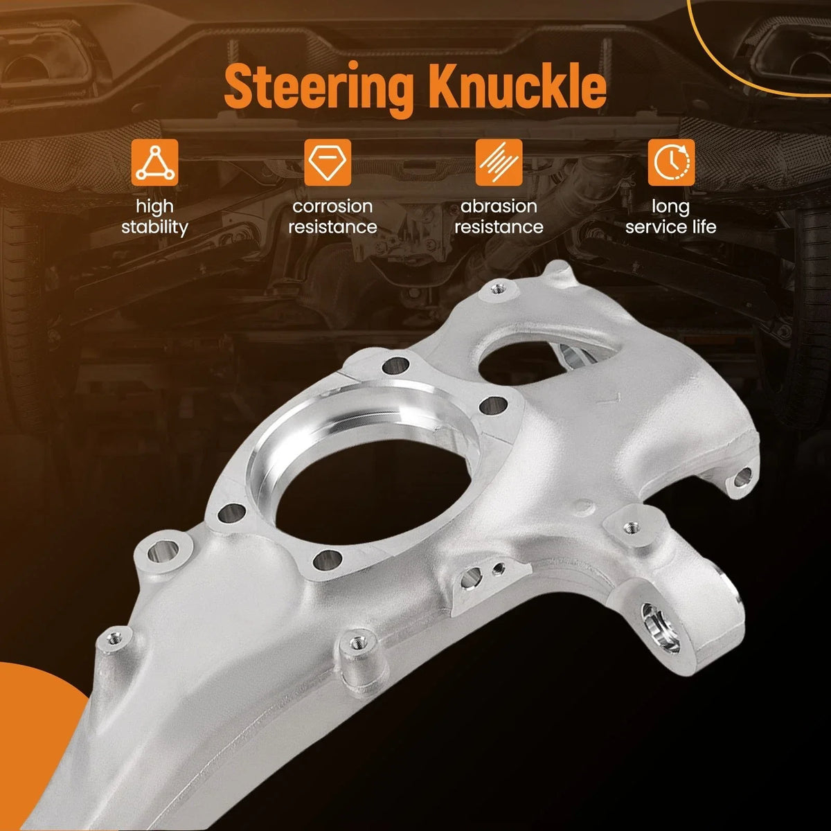 Front Steering Knuckle Pair - Left & Right for Audi A4 B8 (2007–2015)