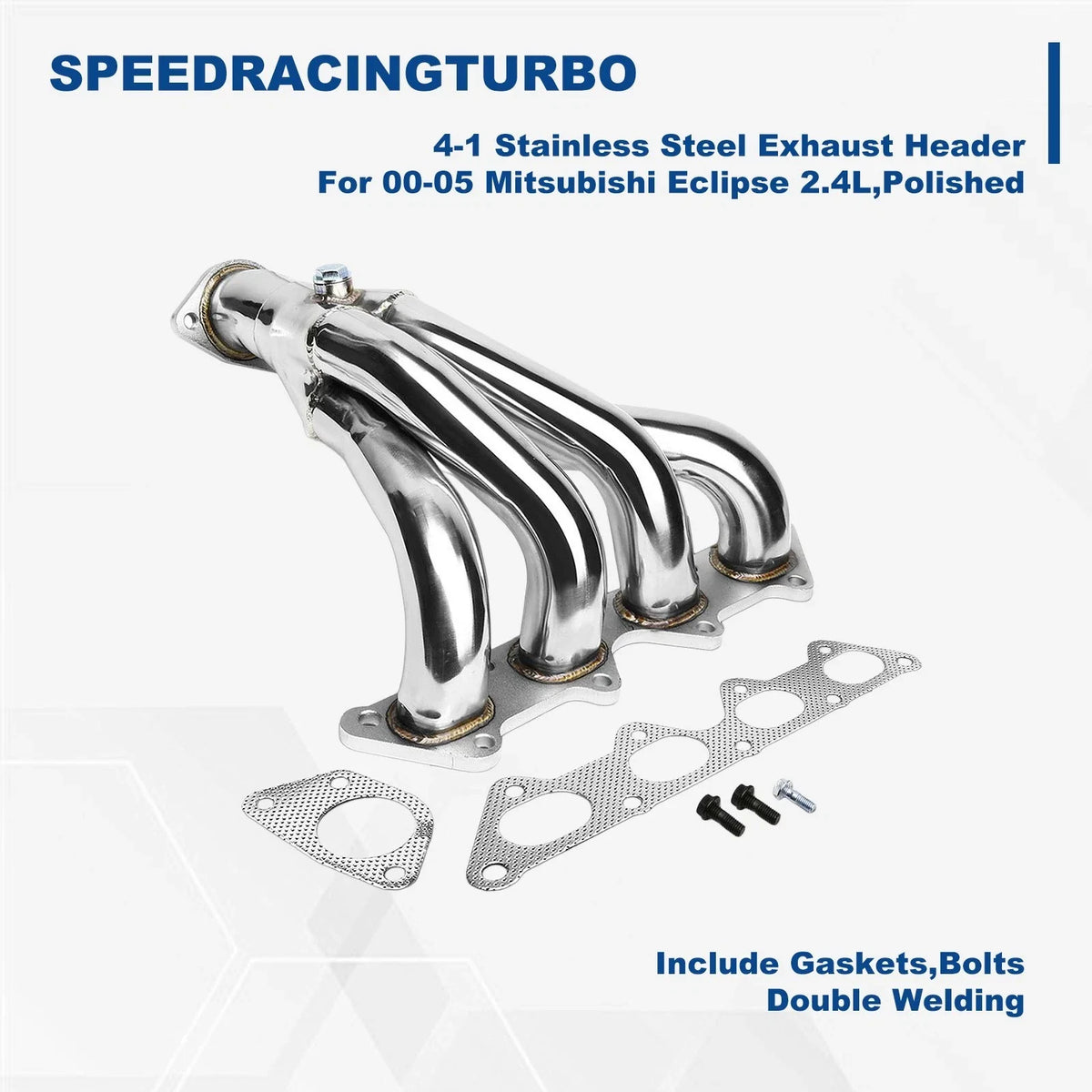 Exhaust Header Kit Stainless Steel for Mitsubishi Eclipse 2000-2005