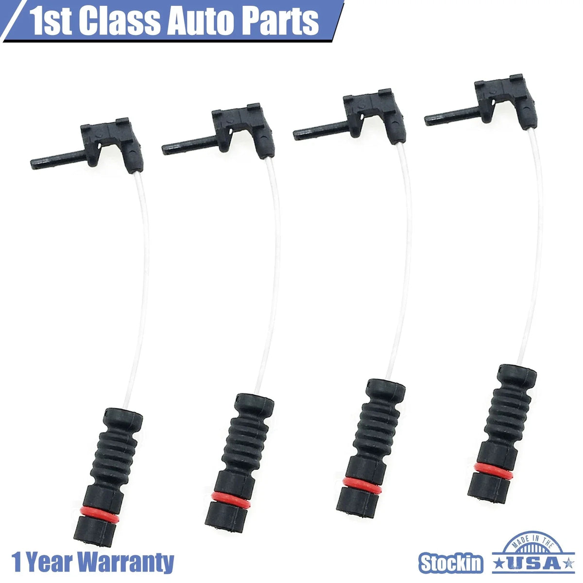 Front & Rear Brake Pad Wear Sensors for Mercedes W129 W140 (1990–2002) 1405401217