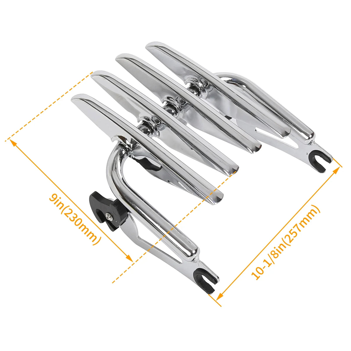 Luggage Rack Chrome Stealth for Harley Touring Road King 2009-2026