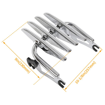 Luggage Rack Chrome Stealth for Harley Touring Road King 2009-2026