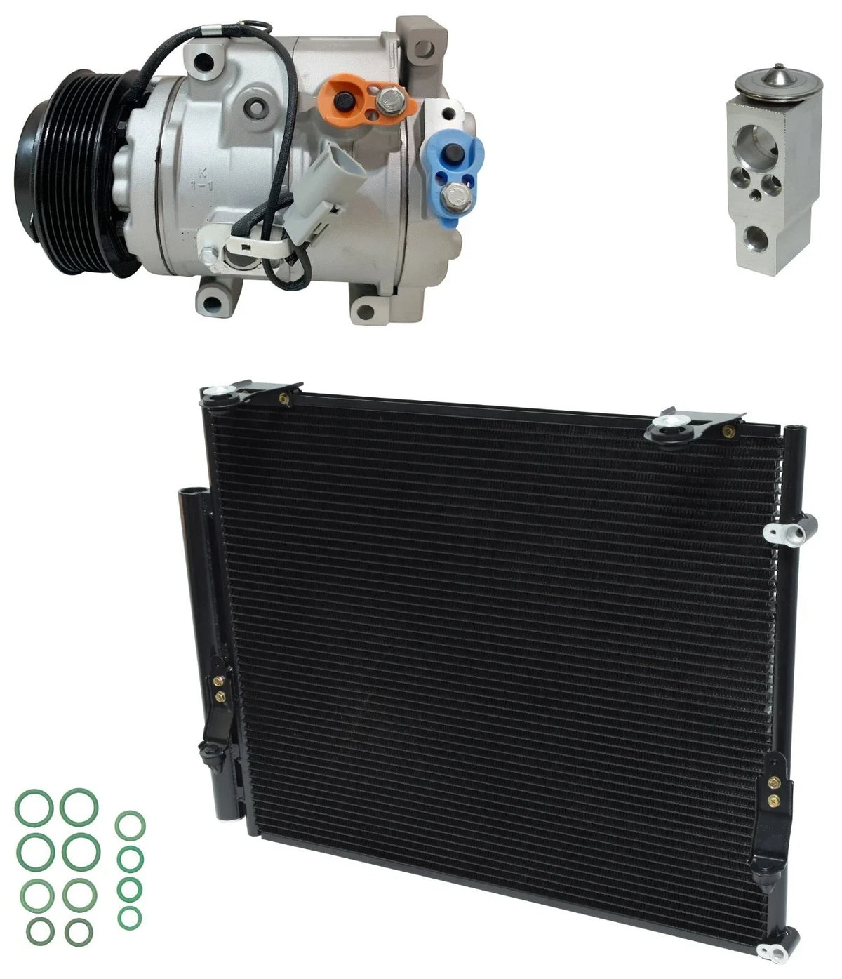 AC Compressor Kit With Condenser for Toyota Sequoia 5.7L (2014–2014)