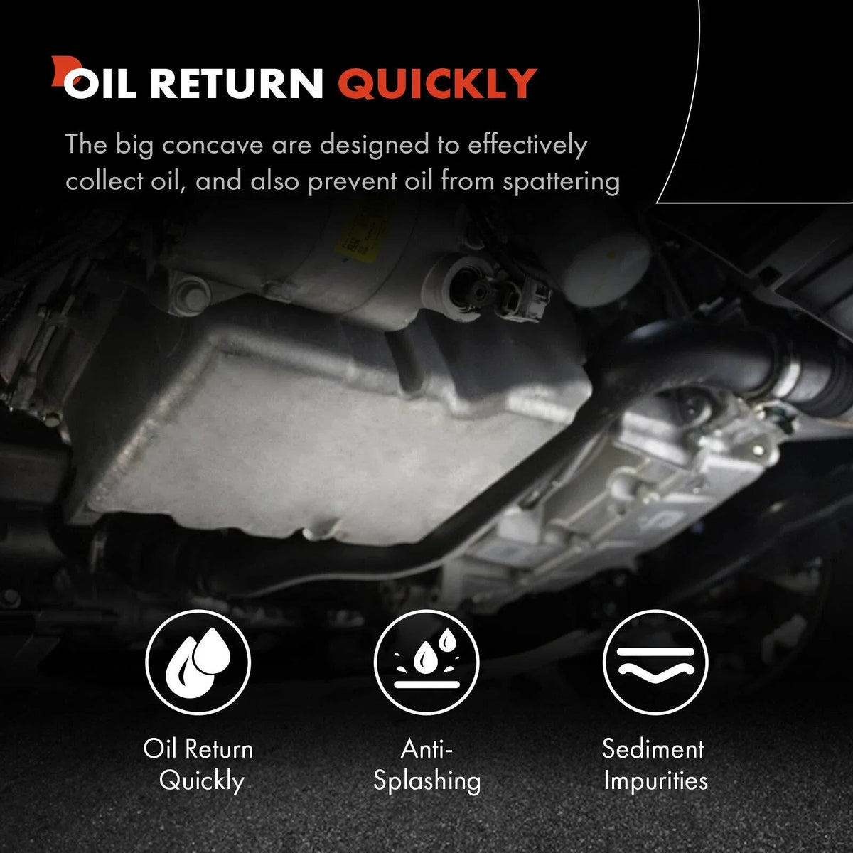 Oil Pan for Nissan Versa 1.6L L4 Engine (2009–2011)