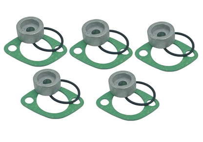 Round Zinc Anodes Set of 5 for Suzuki Outboard Motor 55321-87J00