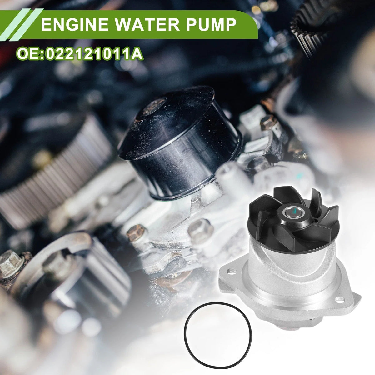 Engine Water Pump for Audi Q7 (2006–2010) No. 022121011A Cooling Pump