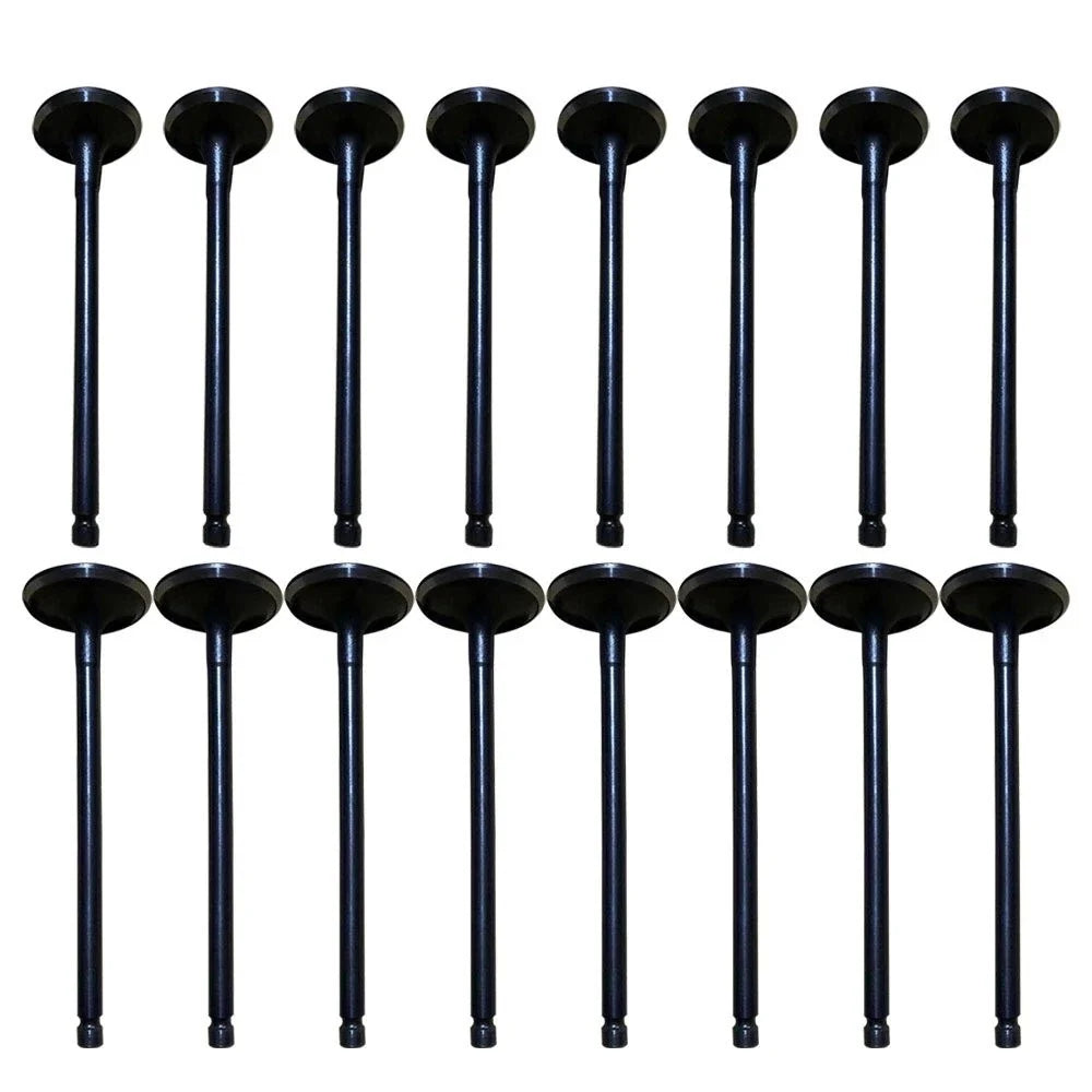 Set of 16 Engine Valves for Mitsubishi Eclipse 2.4L SOHC 4G69 (2006–2012)