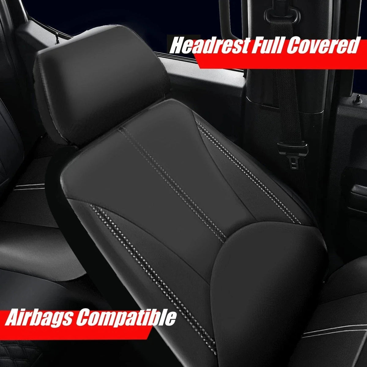 Complete Set of Leather Seat Covers for Toyota