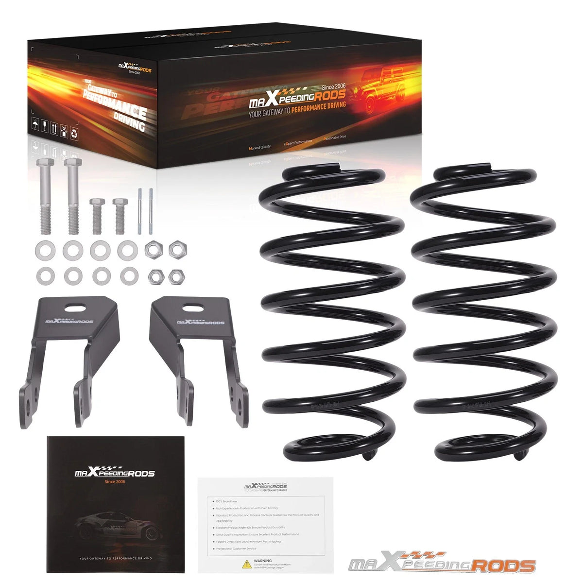 Rear Lowering Kit 4 Inch Performance for Chevy Escalade 2007-2020