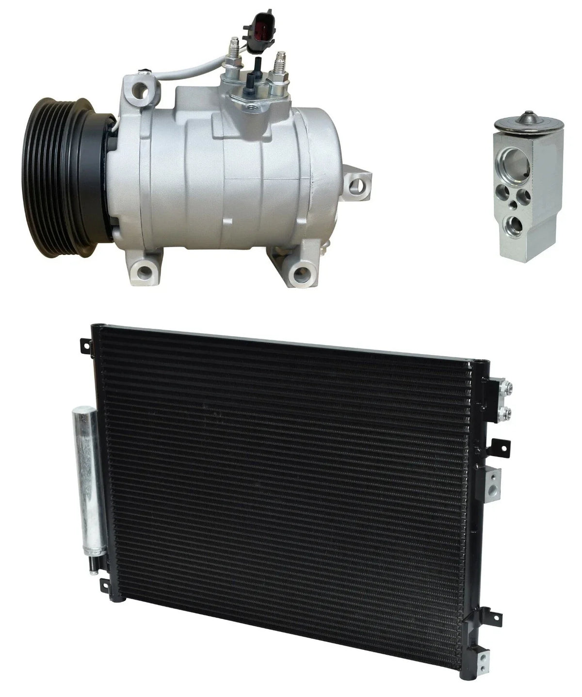 AC Compressor Kit With Condenser for Dodge Magnum 5.7L (2005–2008)