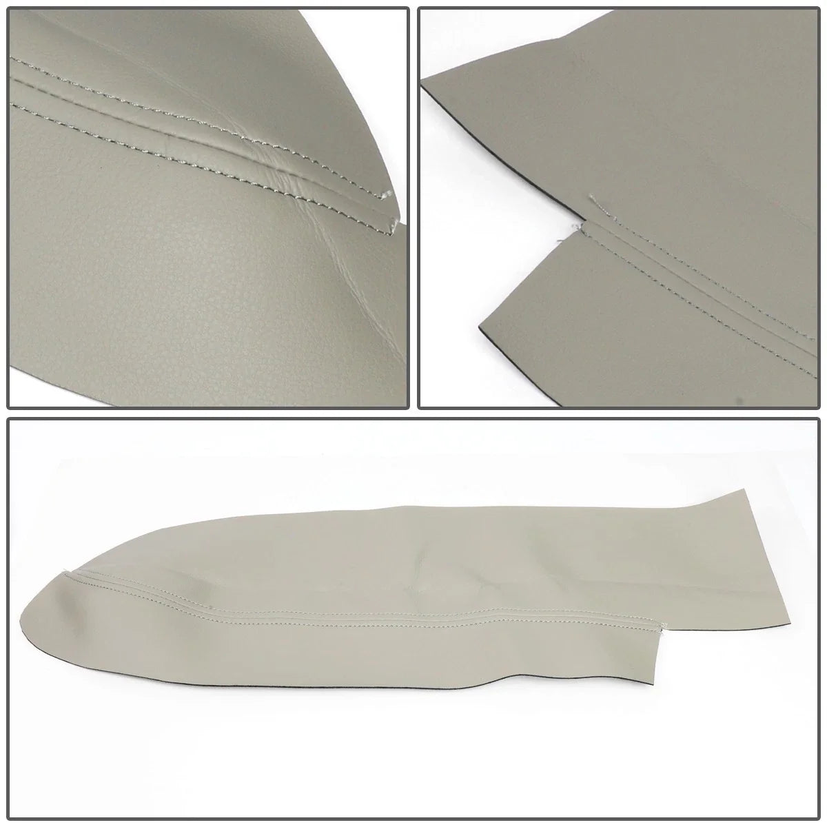 Pair Front Door Panel Armrest Leather Cover for Honda CR-V (2007–2012)