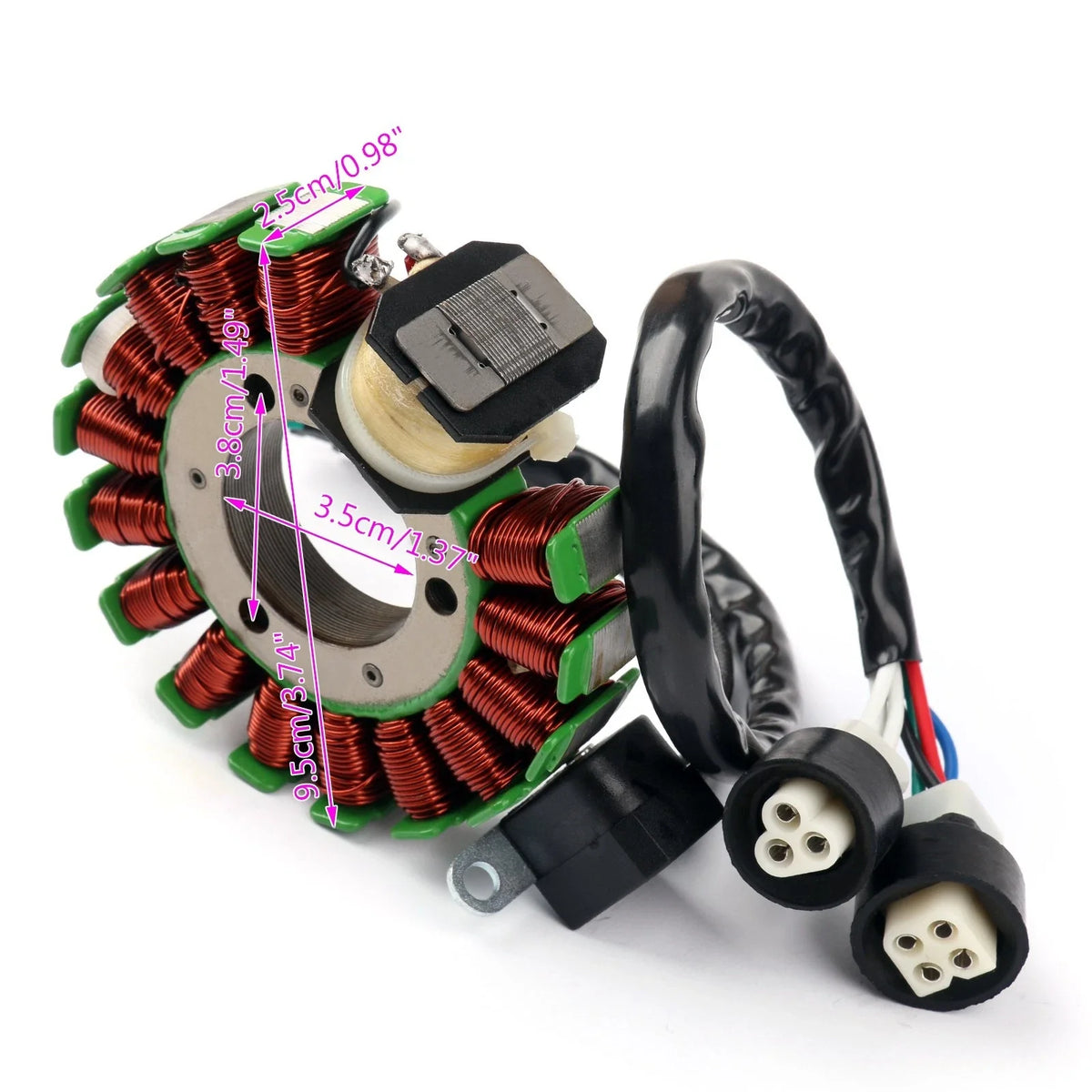 Magneto Generator Stator Coil for Yamaha YFM225 Moto-4 (1986–1988)