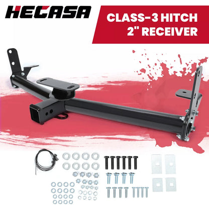 2" Trailer Hitch Receiver Class 3 for Terrain Equinox Vue Torrent 2002-2017