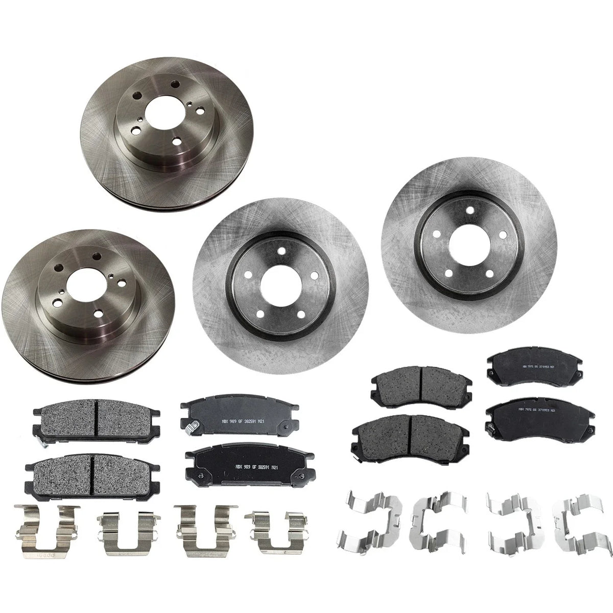 Disc and Pad Brake Kit for Subaru Impreza 1993-1996