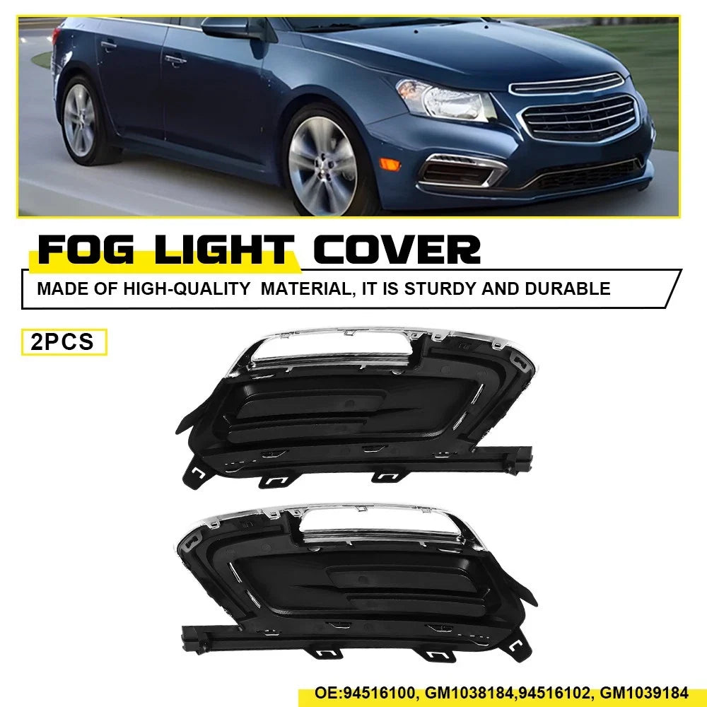 Fog Light Cover Set for Cruze 2015-2016 22843180, 22843181