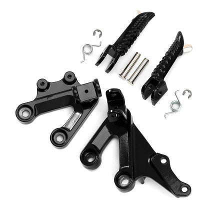 Front Rider Driver Footpegs Footrests Bracket for Suzuki GSXR1000 (2003–2004)