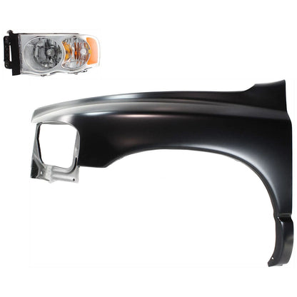 Headlight Kit for Dodge Ram 1500 2002–2005, Ram 2500 2003–2005 (Driver Side)