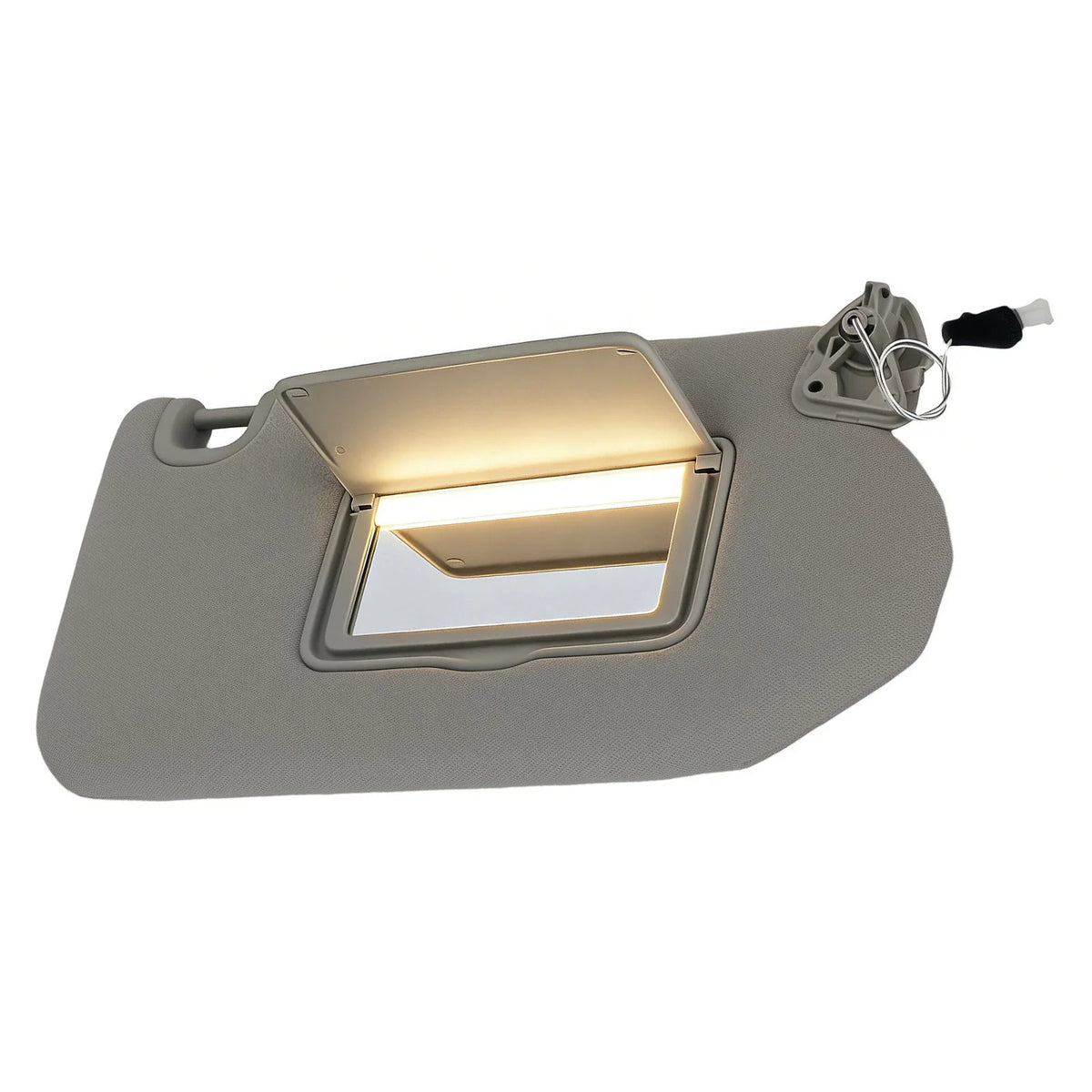 Right Sun Visor with Light for QX60 Pathfinder (2013–2018) Gray