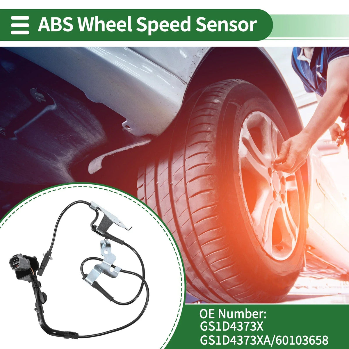 ABS Wheel Speed Sensor GS1D4373X/GS1D4373XA for Mazda6 (2007–2013)